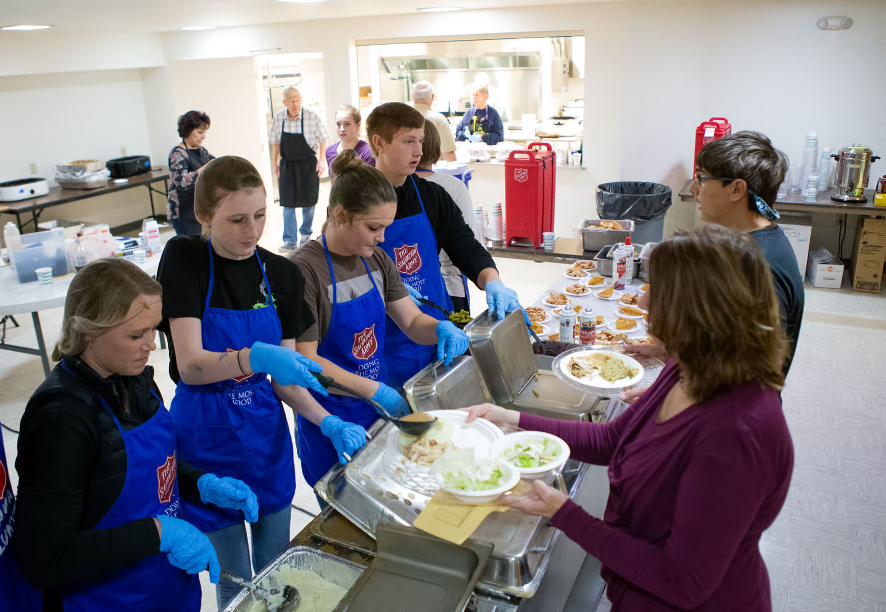 Volunteers share their Thanksgiving